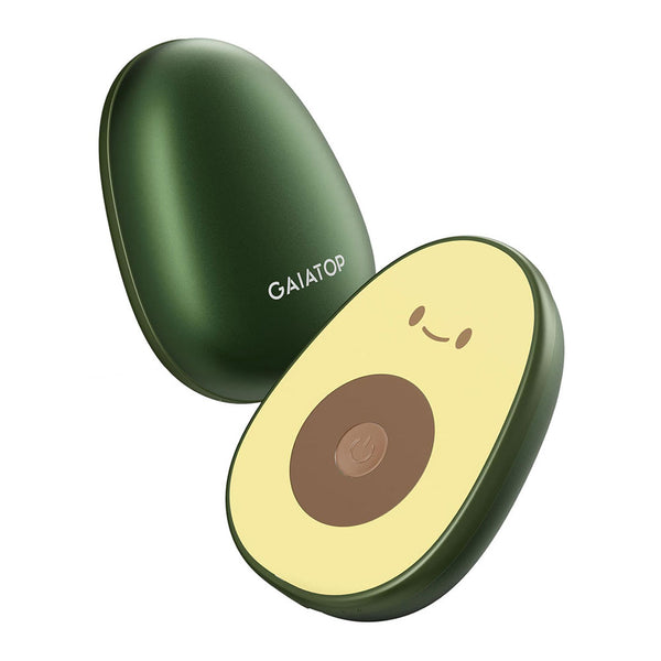 Gaiatop Cute Avocado Hand Warmer - 2-in-1 Rechargeable Portable Heating HW-03
