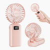 Gaiatop Portable Handheld Fan With Digital Display Foldable 3 Speed USB Ideal For Desk And Travel HF-06